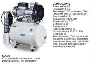ECO 3 + ESSICCATORE - 3/4 POSTI