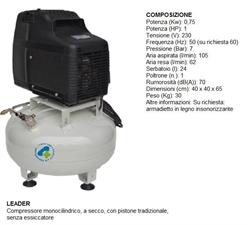 ARIA RESA 60 l/min - 25 lt- 0,75 HP - 1 POSTO