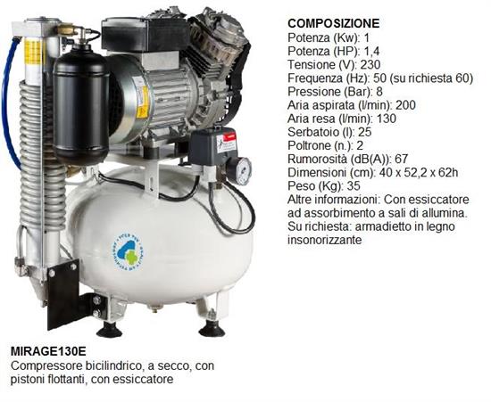 MIR 130 + ESSICCATORE - 2 POSTI