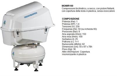 MIR 100 + COPERTURA TESTATA IN PLASTICA - 1 POSTO