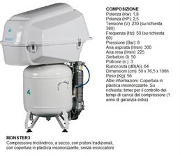 ECO 3 + COPERTURA TESTATA IN PLASTICA - 3/4 POSTI