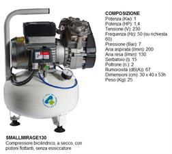 ARIA RESA 130 l/min 5 BAR- 15 lt- 1,4 HP - 2 POSTI