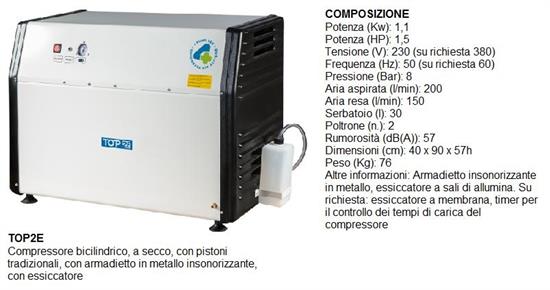 TOP S 2 + ESSICCATORE + 2/3 POSTI