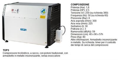ARIA RESA 225 l/min - 5 BAR - 30 lt - 2,5 HP 3/4 POSTI